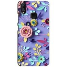 Чехлы с Цветами для ViVO Y93 Lite (VPrint) (Цветочный дизайн)