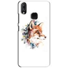Чохли з картинкою Лисичка для ViVO Y93 Lite (VPrint) (Лиса в квітах)
