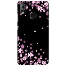 Чехол для Виво у93 Лайт - с принтом (Дизайнерские) (AlphaPrint) (Цветочки маленькие)