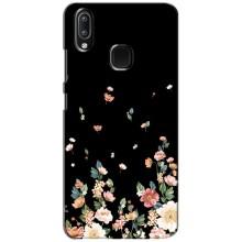 Чехол для Виво у93 Лайт - с принтом (Дизайнерские) (AlphaPrint) (Маленькие цветы)