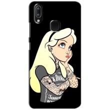 Чехол с печатью для ViVO Y93 Lite - (Мода) (AlphaPrint) (Девочка в тату)