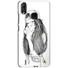 Чехол с печатью для ViVO Y93 Lite - (Мода) (AlphaPrint) (Фото девочки)