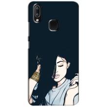 Чехол с печатью для ViVO Y93 Lite - (Мода) (AlphaPrint) (Красивая девочка)