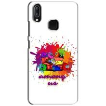 Чохли Амонг Ас для ViVO Y93 Lite (AlphaPrint) (Яскравий АмонгАс)