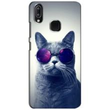 Чехол с принтом для ViVO Y93 Lite (AlphaPrint) Модные коты (Стильный кот)