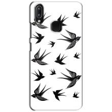 Чохол з пташками на ViVO Y93 Lite (VPrint) (Ластівки)
