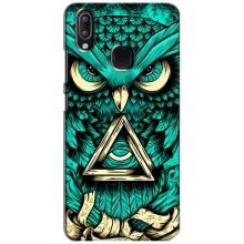 Чохол з пташками на ViVO Y93 Lite (VPrint) (Сова з оком)