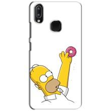 Чjхол з Сімпсонами для ViVO Y93 Lite (VPrint) (Гомер з пончиком)