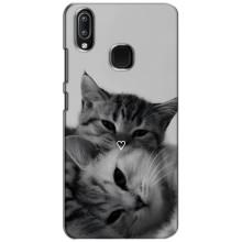 Чехол с рисунком кот на ViVO Y93 Lite – Пара котов