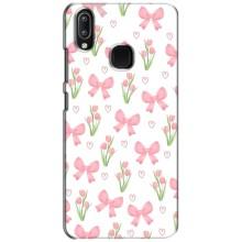 Чехол с бантиками на Виво у93 Лайт – Банты и цветы