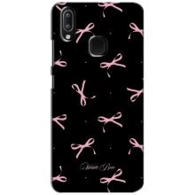 Чехол с бантиками на Виво у93 Лайт – Банты на черном