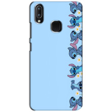 Чехол с принтом Стич на ViVO Y93 Lite (Стич фон)