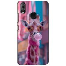 Чехол с принтом стильные животные для Виво у93 Лайт – Стильный жирав
