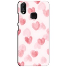 Чехол с розовым рисунком для ViVO Y93 Lite