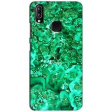 Мраморний чехол на ViVO Y93 Lite (VPrint) (Салатовий Мрамор)