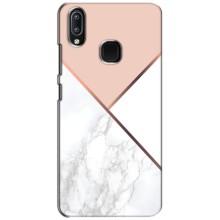 Мраморний чехол на ViVO Y93 Lite (VPrint) (Тройний мрамор)