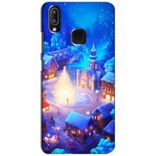 Різдвяні Чохли для ViVO Y93 Lite (VPrint) (Різдвяне місто)
