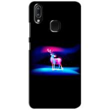 Силиконовый бампер с картинкой животных для ViVO Y93 Lite (Яркий олень)