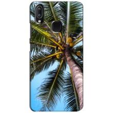 Силіконовий чохол з КАРТИНКАМИ літо для ViVO Y93 Lite (AlphaPrint) (Пальма)