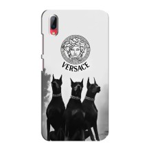 Чехлы VERSACE для Виво у93 / у93с (PREMIUMPrint) (Доберман Версаче)