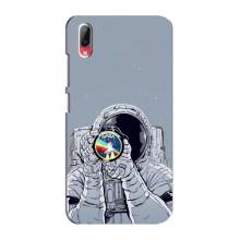 Чехол NASA для Vivo Y93 / Y93S (AlphaPrint) (Космонавт фото)