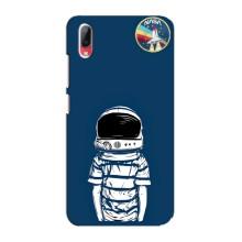 Чехол NASA для Vivo Y93 / Y93S (AlphaPrint) (Мальчик в шлеме)