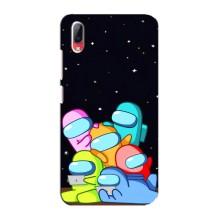 Чехол Амонг Ас для Vivo Y93 / Y93S (AlphaPrint) (Скины в космосе)