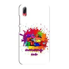 Чехол Амонг Ас для Vivo Y93 / Y93S (AlphaPrint) (Яркий АмонгАс)
