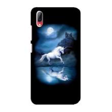 Чехол для Виво у93 / у93с - (Единорожки - Новинки) (AlphaPrint) (Единорог)