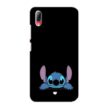 Чохол з принтом Стіч на Vivo Y93 / Y93S – Стіч на чорному