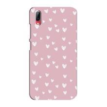 Чохол з розовим принтом для Vivo Y93 / Y93S – Сердечки на рожевому