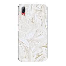 Мраморный чехол на Vivo Y93 / Y93S (VPrint) (Белый мрамор)