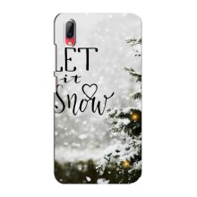 Новогодние, Праздничные Чехлы для Vivo Y93 / Y93S - 2024 год (Let it snow)