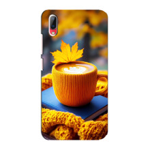 Чохол з унікальним дизайном 'Осінь з кавою' для Vivo Y93 / Y93S – Кава з жовтим