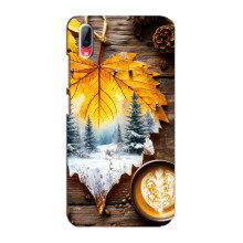 Чохол з унікальним дизайном 'Осінь з кавою' для Vivo Y93 / Y93S – Осінньо-зимове кава