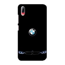 Силиконовый бампер с картинкой машины на Vivo Y93 / Y93S – Черный BMW