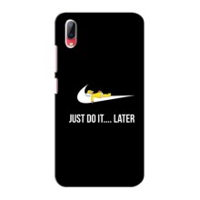 Силиконовый Чехол на Vivo Y93 / Y93S с картинкой Nike – Later