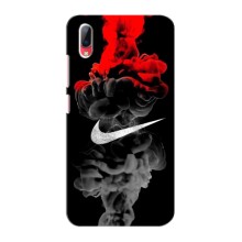 Силиконовый Чехол на Vivo Y93 / Y93S с картинкой Nike (Nike дым)