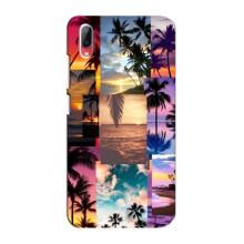 Силиконовый чехол с КАРТИНКАМИ лето для Vivo Y93 / Y93S (AlphaPrint) (Летний отпуск)