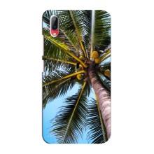 Силиконовый чехол с КАРТИНКАМИ лето для Vivo Y93 / Y93S (AlphaPrint) (Пальма)