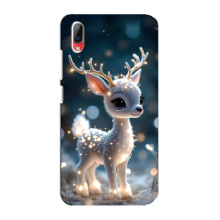 Яскравий чохол для Vivo Y93 / Y93S з Зимові Оленята – Блискуче оленятко