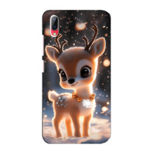 Яскравий чохол для Vivo Y93 / Y93S з Зимові Оленята – Оленятко