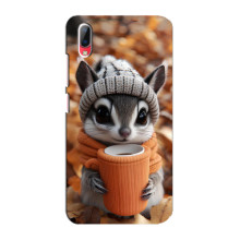 Печатный чехол «Зверята с кофе» для Vivo Y93 / Y93S