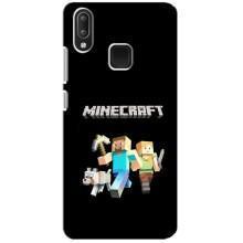 Чехол Майнкрафт на Vivo Y95 (AlphaPrint) Minecraft (герои Minecraft)