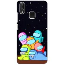 Чехол Амонг Ас для Vivo Y95 (AlphaPrint) (Скины в космосе)