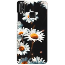 Чехол с ромашками на Vivo Y95 – Белые ромашки