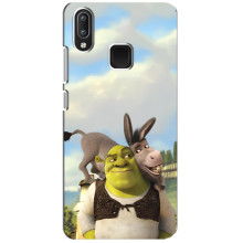 Чехол с мультфильмом Шрек на Vivo Y95 – Шрек и осел