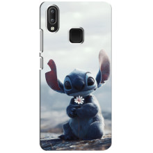 Чехол с рисунком Стич для Vivo Y95 – Стич с цветочком