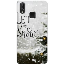 Новогодние, Праздничные Чехлы для Vivo Y95 - 2024 год (Let it snow)