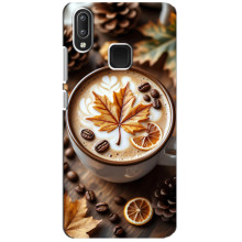 Чехол с уникальным дизайном «Осень с кофе» для Vivo Y95 – Пряный кофе